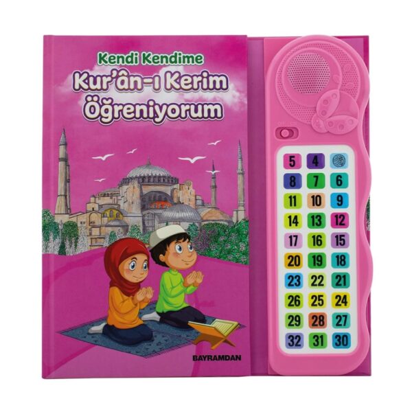 Kendi Kendime 10 Saat’de Kuran Öğreniyorum Sesli Cihazlı Kitap Pembe