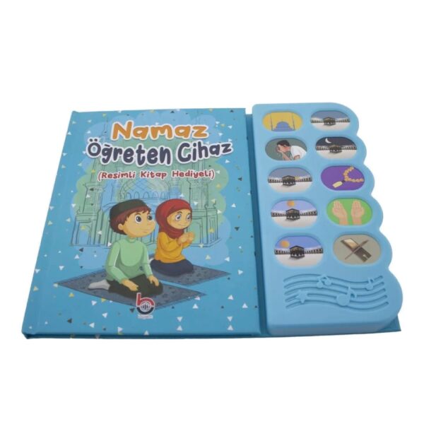 Namaz Öğreten Cihaz Resimli Kitap Seti Mavi