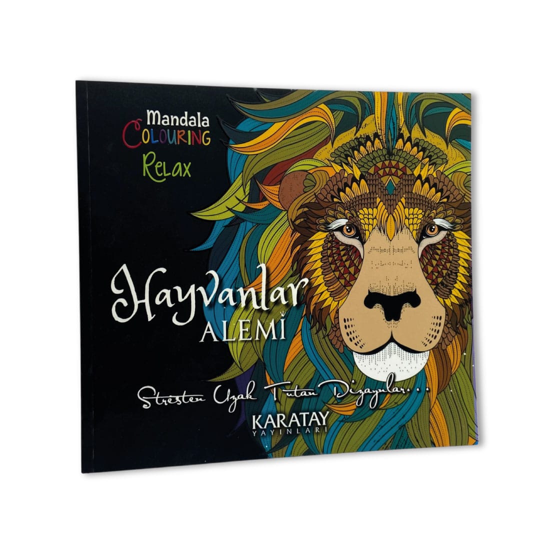 9786051133300.jpg Hayvanlar Alemi - Mandala Colouring Relax - Görsel 1