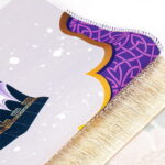 Dijital Baskılı Çocuk Seccadesi - Mor Kabe Model - Görsel 3