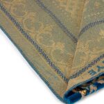 Dodya Kadife Çocuk Seccadesi Mihrap Desenli - Mavi - Görsel 4