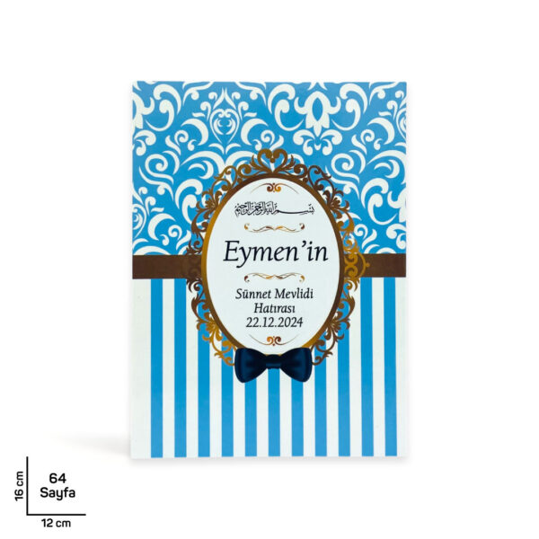Hediyelik Mavi Renk 64 Sf. Yasin Cüzü Tesbihli Mevlüt Seti - 10'lu Paket - Görsel 3