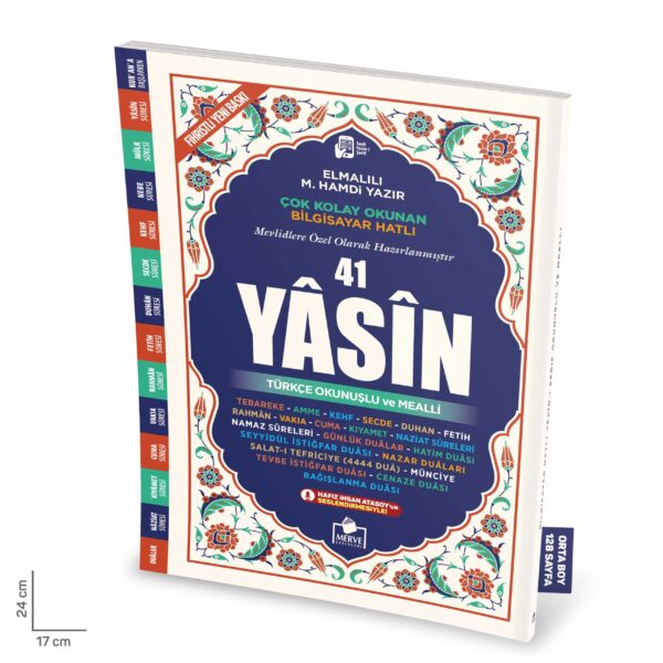 Yasini Şerif Türkçe Fihristli Orta Boy 128 Sayfa
