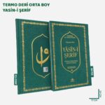 Lüks Termo Deri Yasin-i Şerif Orta Boy Yeşil